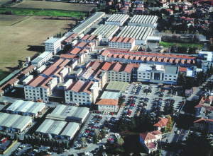 Veduta aerea della sede e dello stabilimento BTicino di Varese.