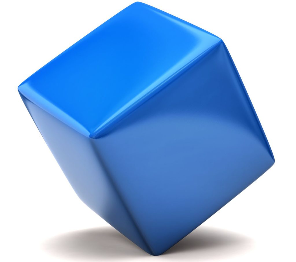 Blue cube stampa 3D