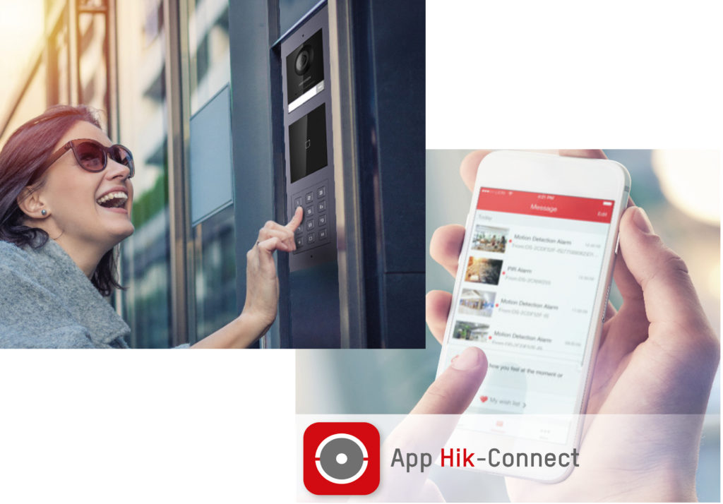 App Hik-connect sistema videocitofonico video intercom ip & 2wire hikvision